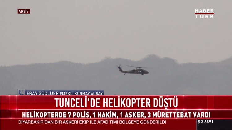 Emekli Kurmay Albay Eray Güçlüer Tunceli'deki helikopter kazasını değerlendirdi