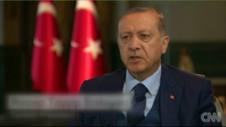 Cumhurbaşkanı Erdoğan'dan CNN İnternational'a açıklamalar