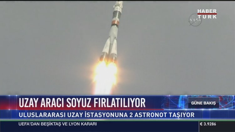 Rus uzay mekiği "Soyuz" fırlatıldı