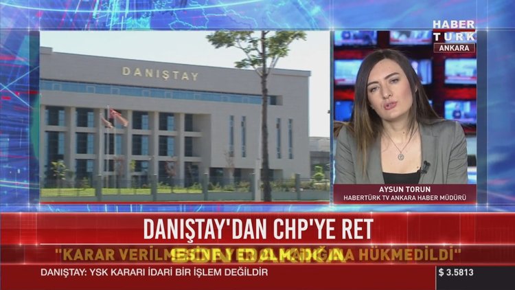Danıştay'dan CHP'ye ret