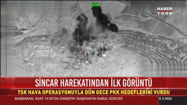 TSK'dan Sincar'a hava harekatı!