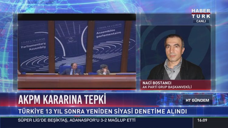 AKPM'nin kararını Naci Bostancı Habertürk TV'ye değerlendirdi