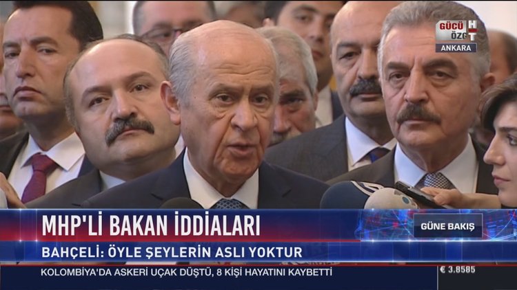 Bahçeli'den 'MHP'li bakan' iddialarına yanıt