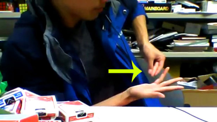 Basit numarayı şova dönüştürdü!