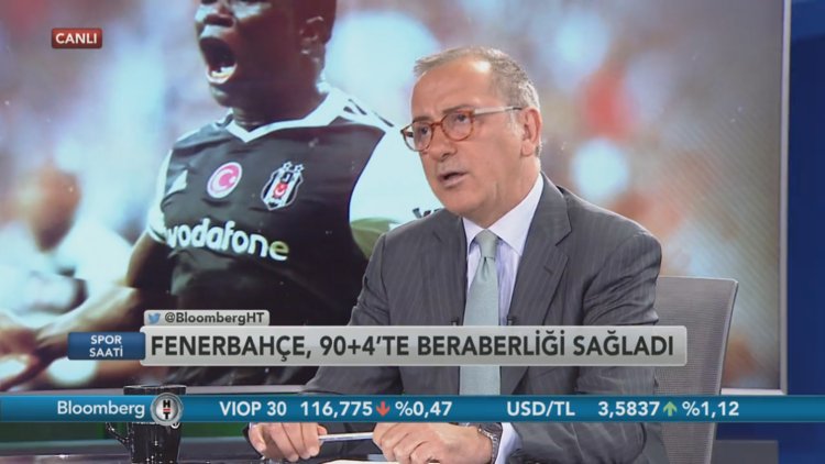 Fatih Altaylı "Van der Wiel'le zaten bildiğim kadarıyla Fenerbahçe kavgalı"