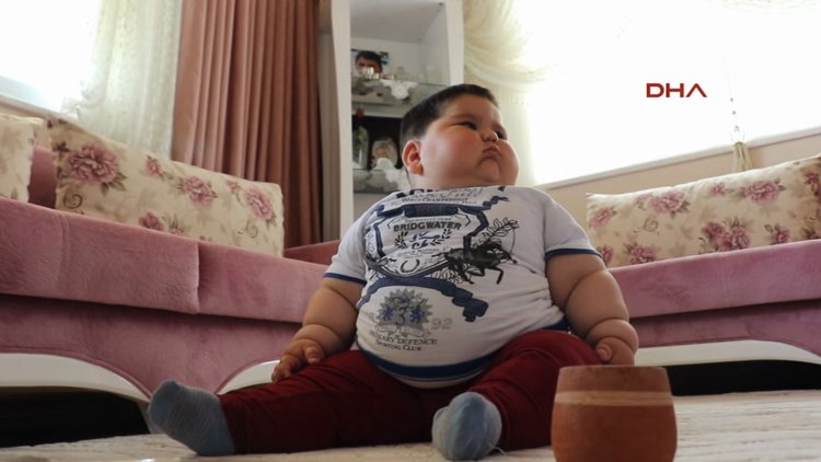 1.5 yaşındaki Yağız, 32 kilo