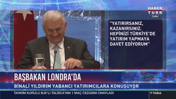 Başbakan, "Biraz uzun olmuş, kusura bakmayın. Bende yeni gördüm"