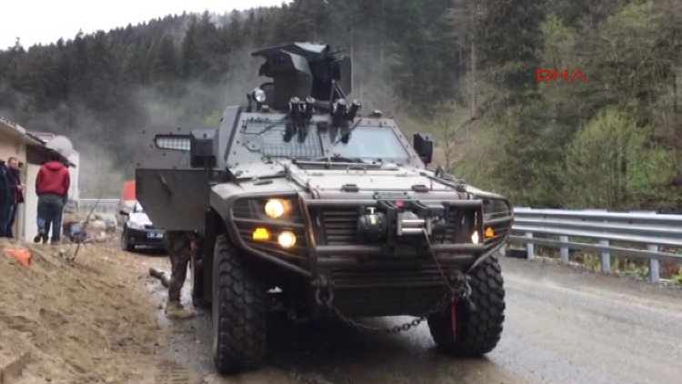 Trabzon Maçka'da PKK'lılarla silahlı çatışma