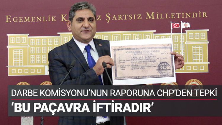 CHP&#039;den sert tepki 