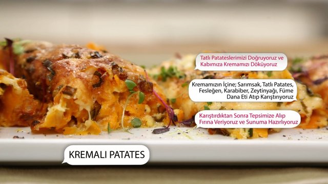 42 saniyede Kremalı Patates