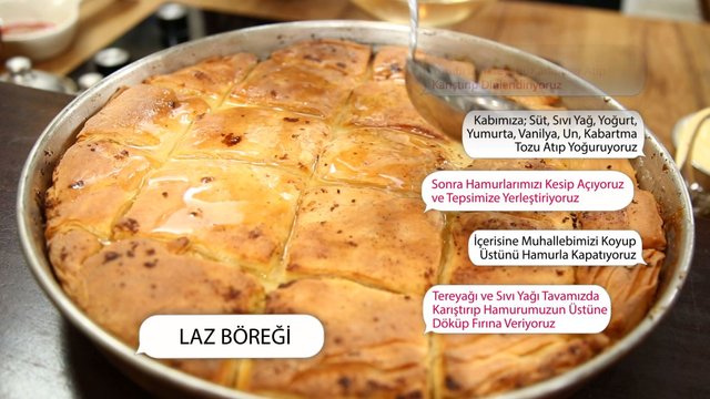 55 saniyede Laz Böreği