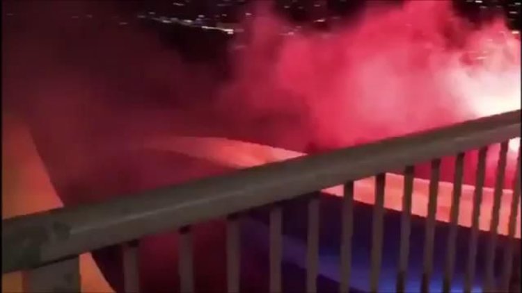 Fenerbahçe bayrağını yaktılar