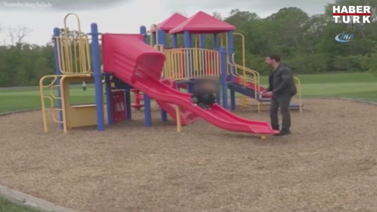 Telefonuyla uğraşan baba çocuğunun kaçırıldığını fark etmedi