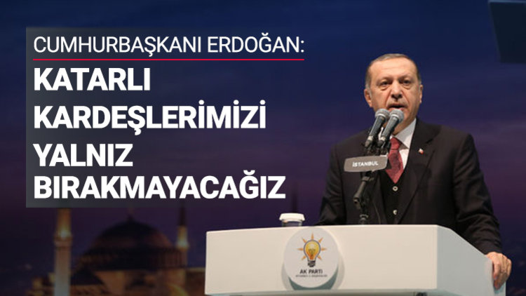 &#039;Katarı yalnız bırakmayacağız&#039;