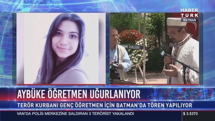 Aybüke öğretmen için son görev