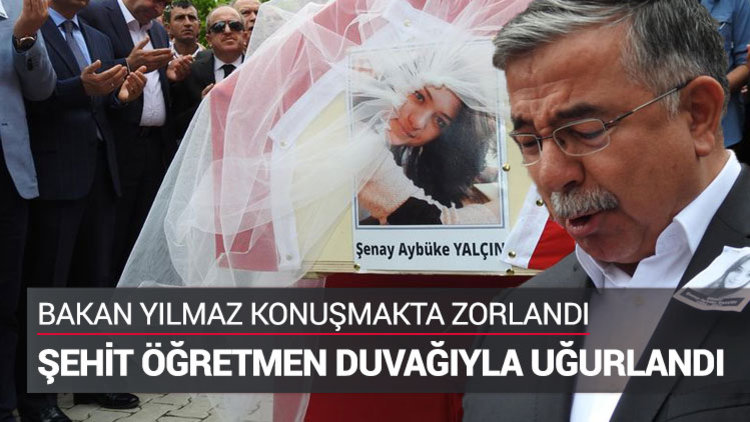 Terör kurbanı Aybüke öğretmen son yolculuğuna uğurlandı