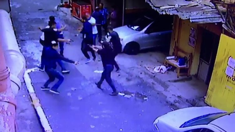 Vurulma anı kamerada...