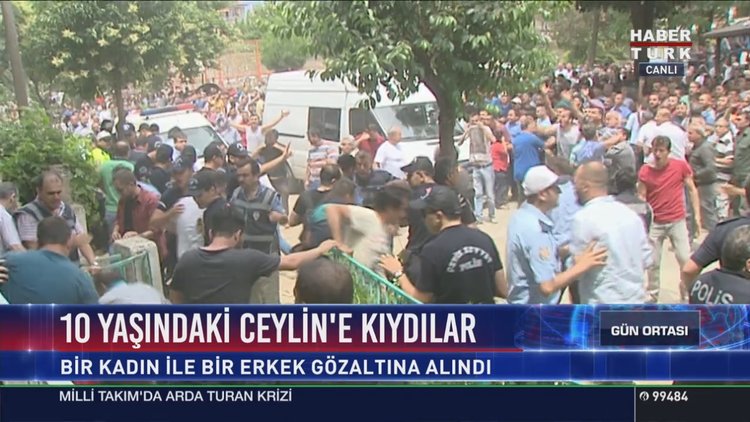 Kaybolan minik Ceylin komşusunun evinde ölü bulundu! Ev önünde öfkeli kalabalık