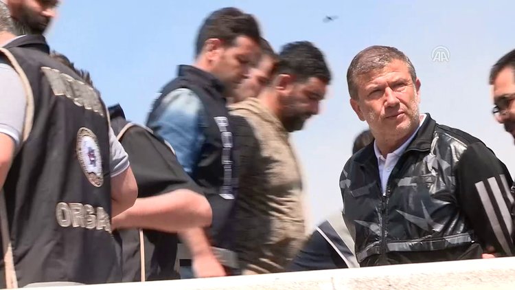 Eski milli futbolcu Tanju Çolak Ankara Adliyesi'ne getirildi