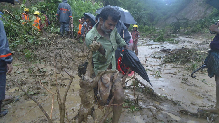 Bangladeş'te heyelan: 134 ölü