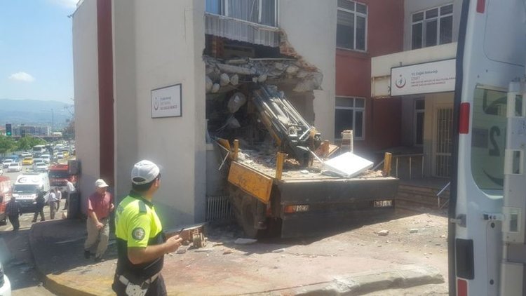 Vinç sağlık ocağına girdi