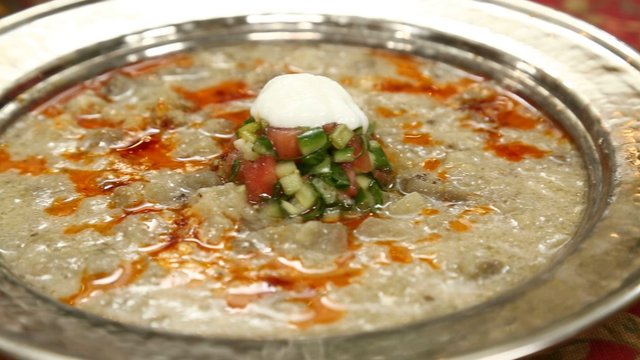 Köz Patlıcanlı Çorba