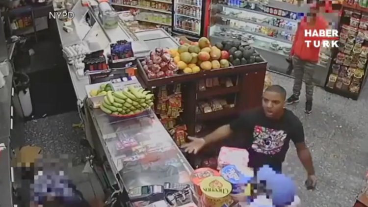 Market kasiyerine avokadolu saldırı!