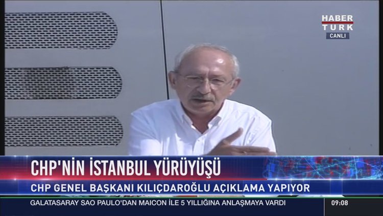 Kemal Kılıçdaroğlu'nun "Adalet Yürüyüşü"nün 8. günü