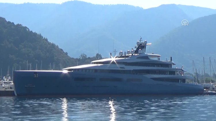 Milyon dolarlık yat Marmaris'te