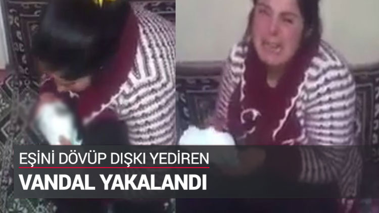 Eşini döve döve dışkı yedirdi