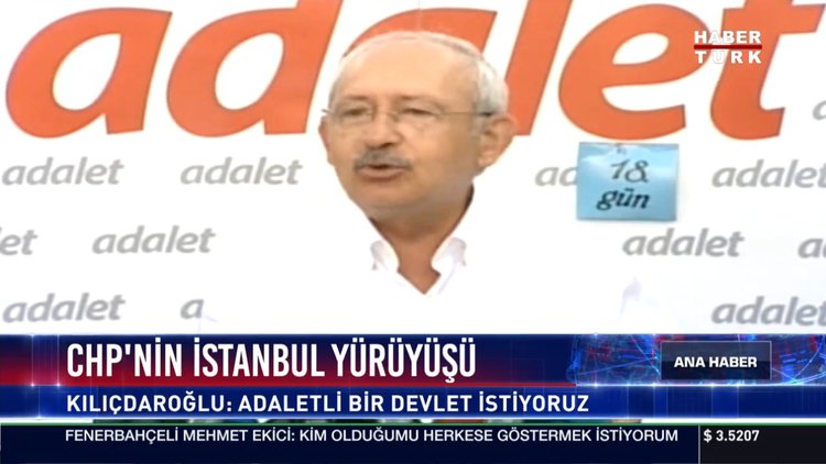 CHP'li Tekin Bingöl 'Adalet' yürüyüşünde rahatsızlanarak hastaneye kaldırıldı
