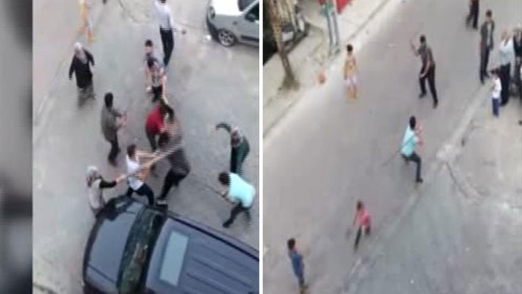 Suriyeli iki grup birbirine girdi