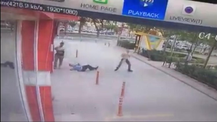 Dehşet anları kameralarda