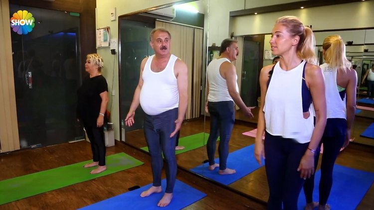 Faik Öztürk'ün yoga ile imtihanı!