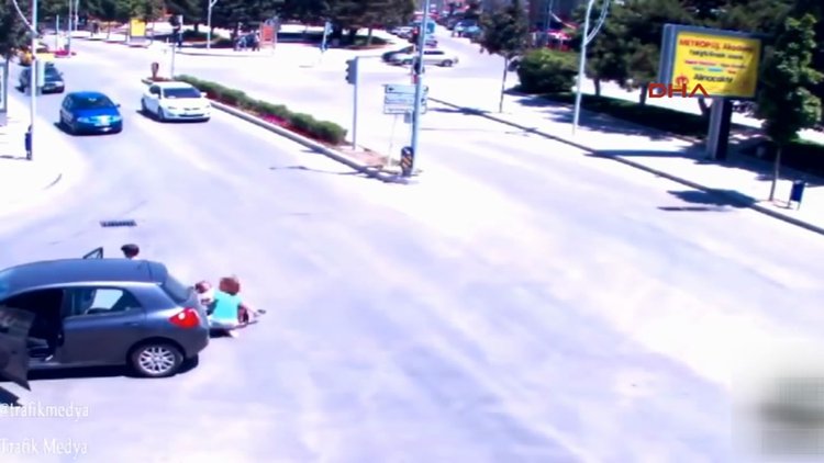 Çorum&#039;da akılalmaz kaza