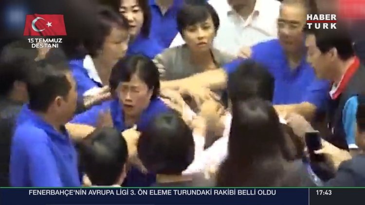 Tayvan meclisinde kavga