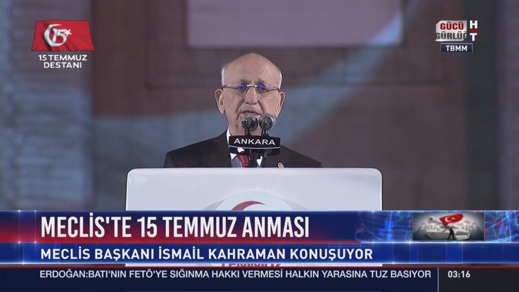 Meclis Başkanı İsmail Kahraman TBMM'de konuştu