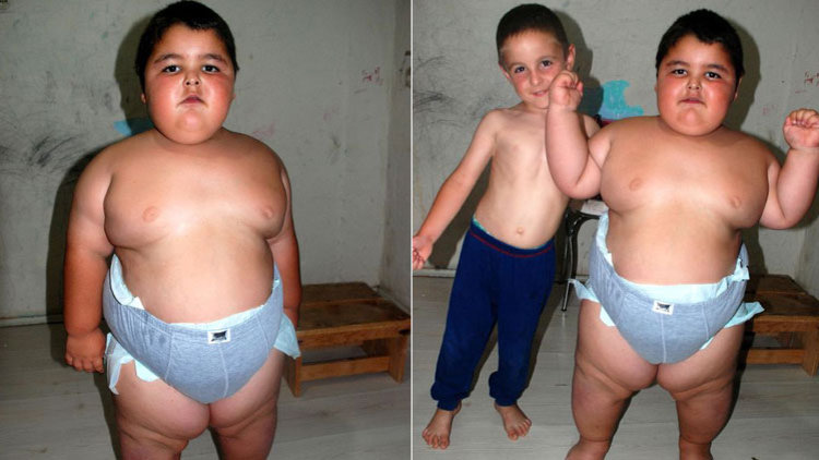 4,5 yaşında 62 kilo