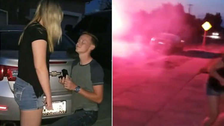 Evlilik teklifi faciaya dönüşüyordu