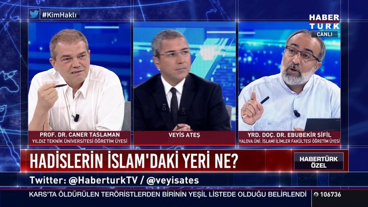 Caner Taslaman ve Ebubekir Sifil Habertürk TV'de