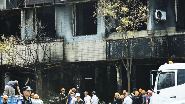 Patlama anı güvenlik kameralarında