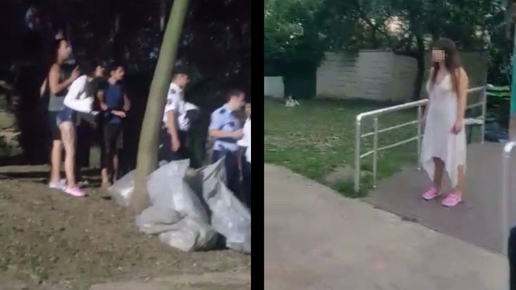 Maçka Parkı'nda kıyafet gerilimi