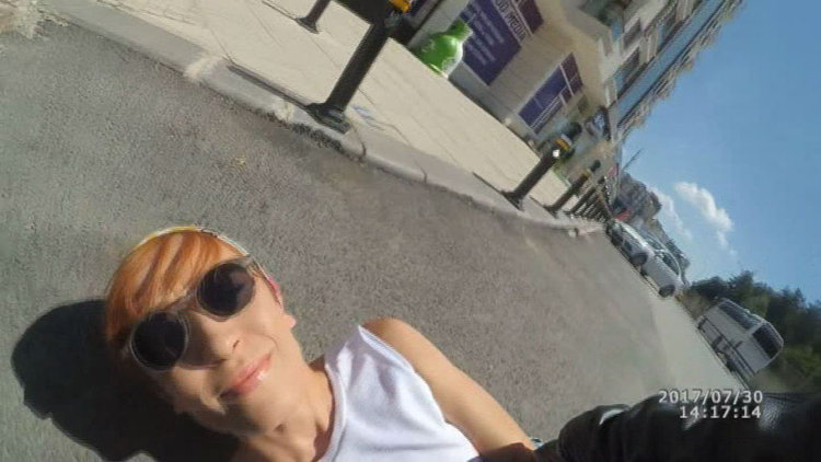 İlk binişinde kaza geçirdi