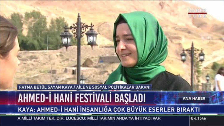 Bakan Kaya Ahmed-i Xani Festivali'ne katıldı