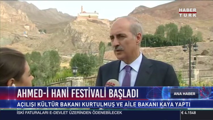 Bakan Kurtulmuş Ahmed-i Xani Festivali'nde Konuştu