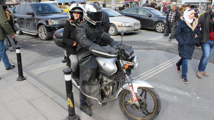 İstanbul'da mototaksicilik...