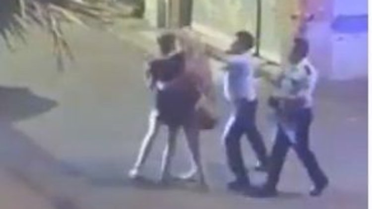 Önce taciz sonra darp