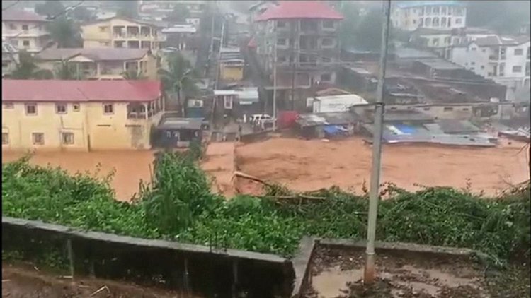 Sierra Leone'de toprak kayması