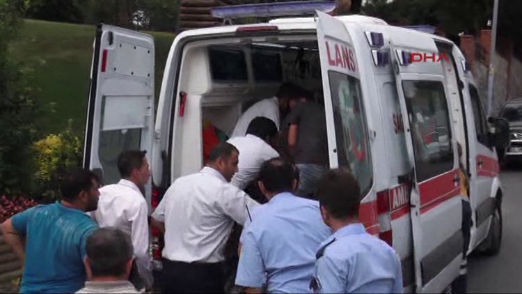 Çocuk parkında intihar girişimi