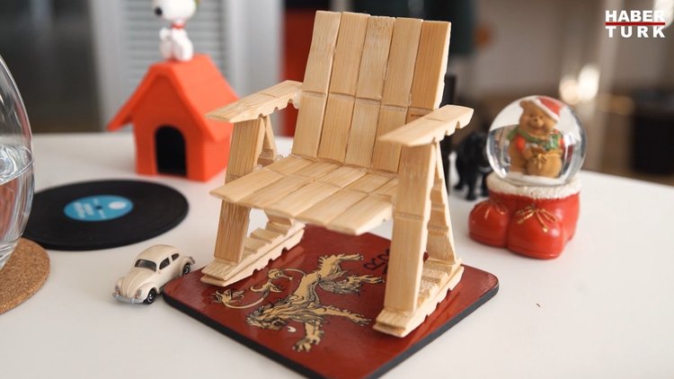 Mandal ile dekoratif sandalye yapımı